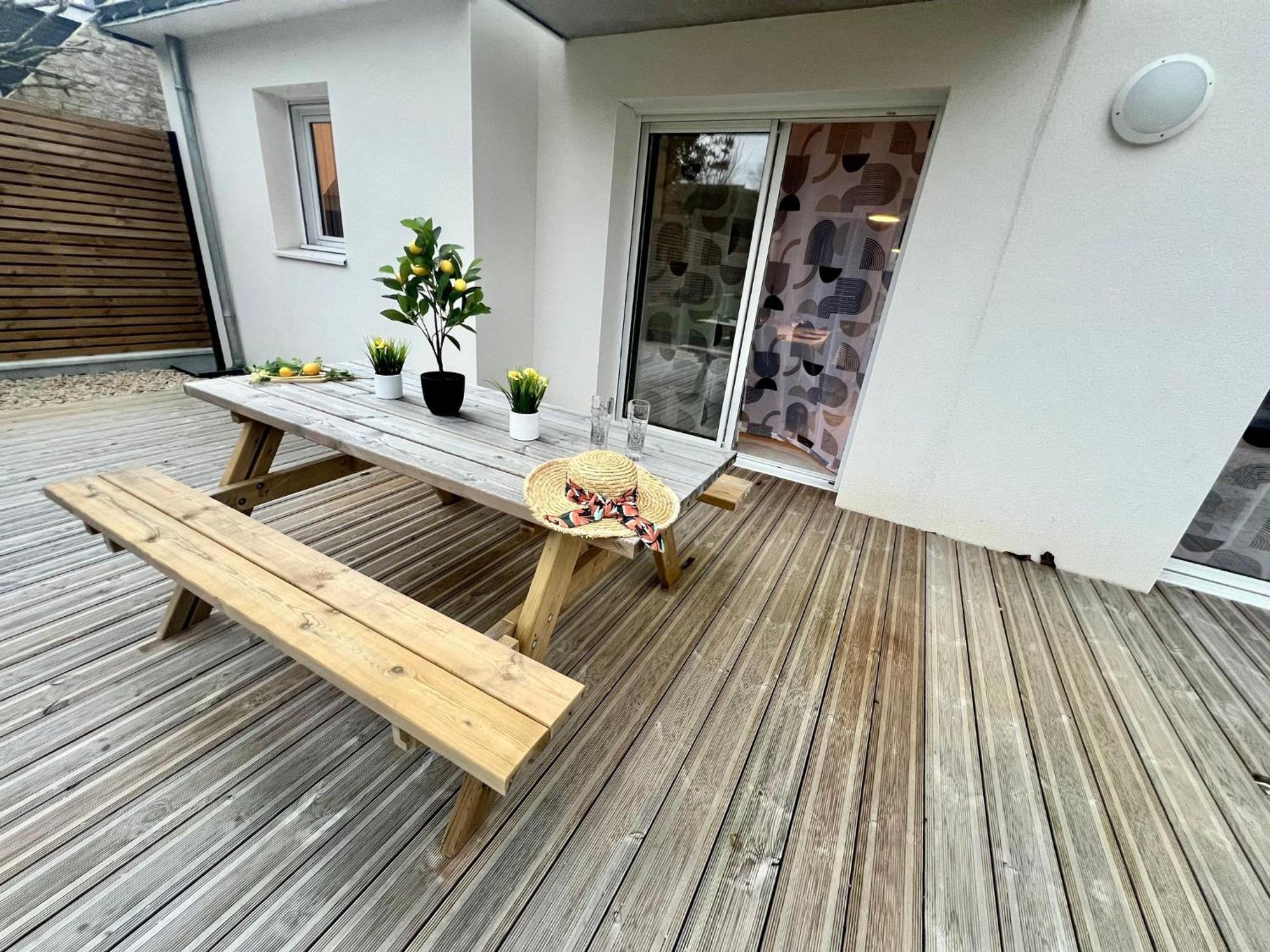 Le Belaven, Neuf, Cosy, Terrasse, Jardin, Kerfany Plage, 1 A 6 Pers Moëlan-sur-Mer Buitenkant foto